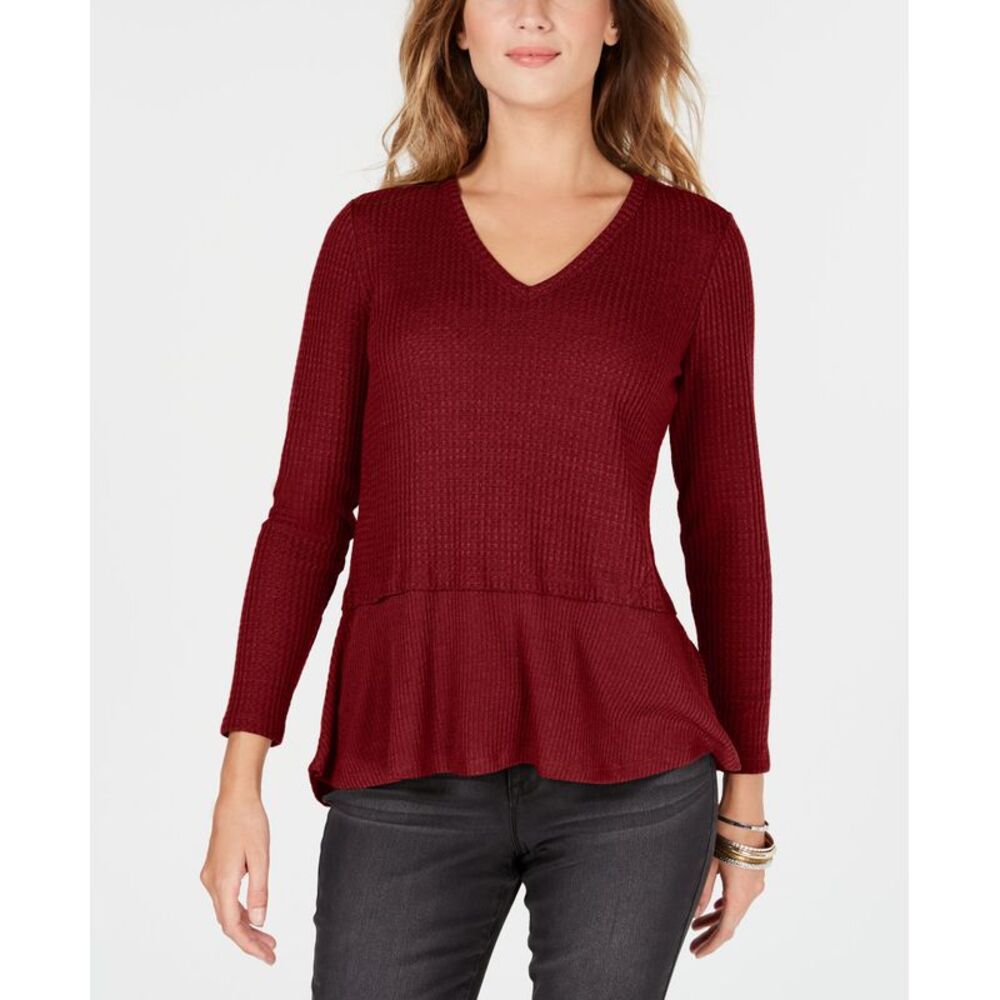 Style & Co Petite Mixed Media Thermal